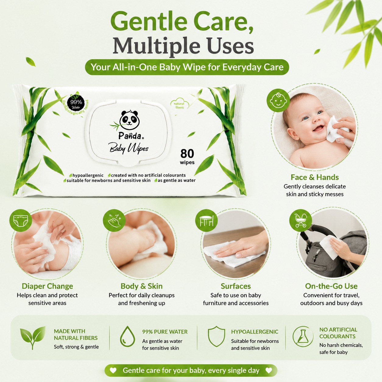 Panda Baby Wipes - Image 5