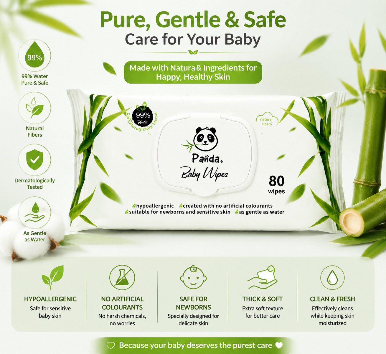 Panda Baby Wipes - Image 7