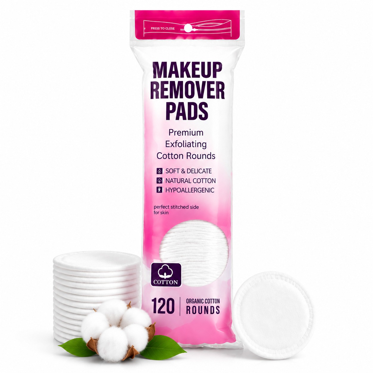 Premium Makeup Remover Pads