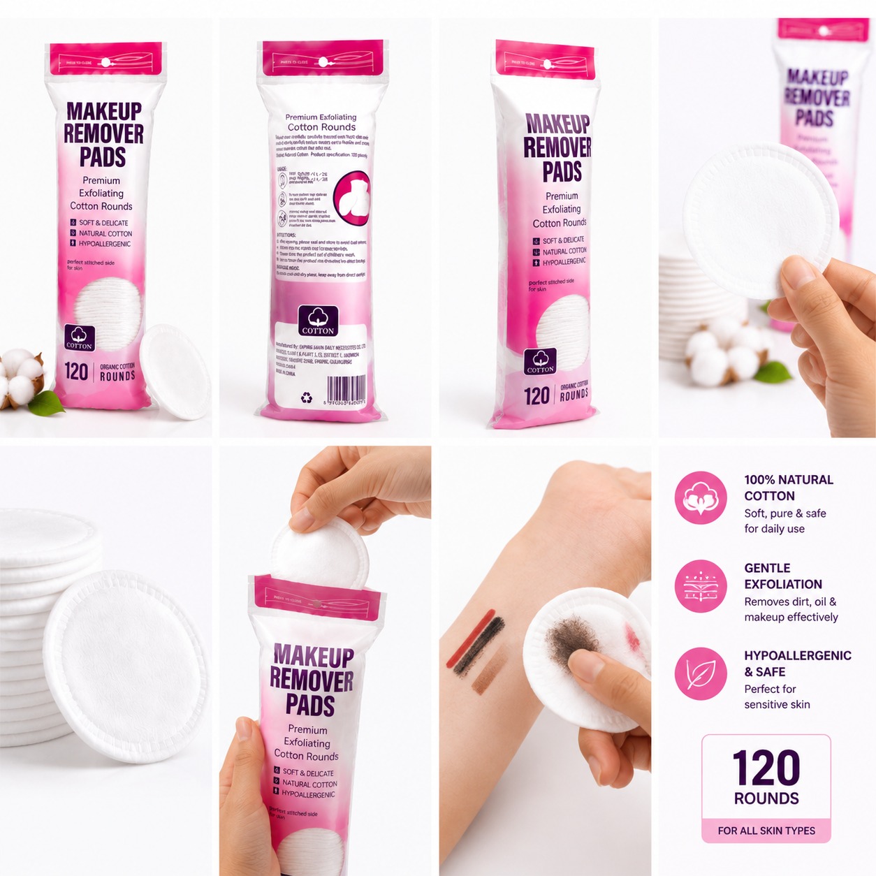 Premium Makeup Remover Pads - Image 3